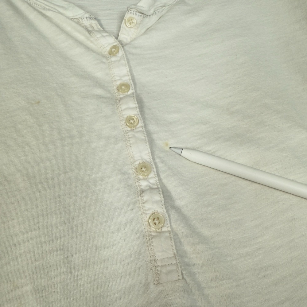 Y2K Abercrombie Large Layer Henley Fitted Tee Shirt Top Bella Swan Elena Gilbert - Picture 10 of 11
